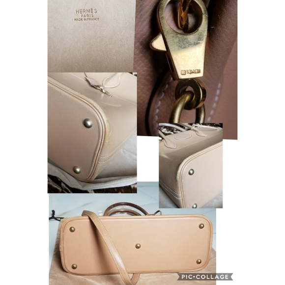 HERMES BOLIDE 35 Veau Graine Courchevel satchel - Picture 12 of 16
